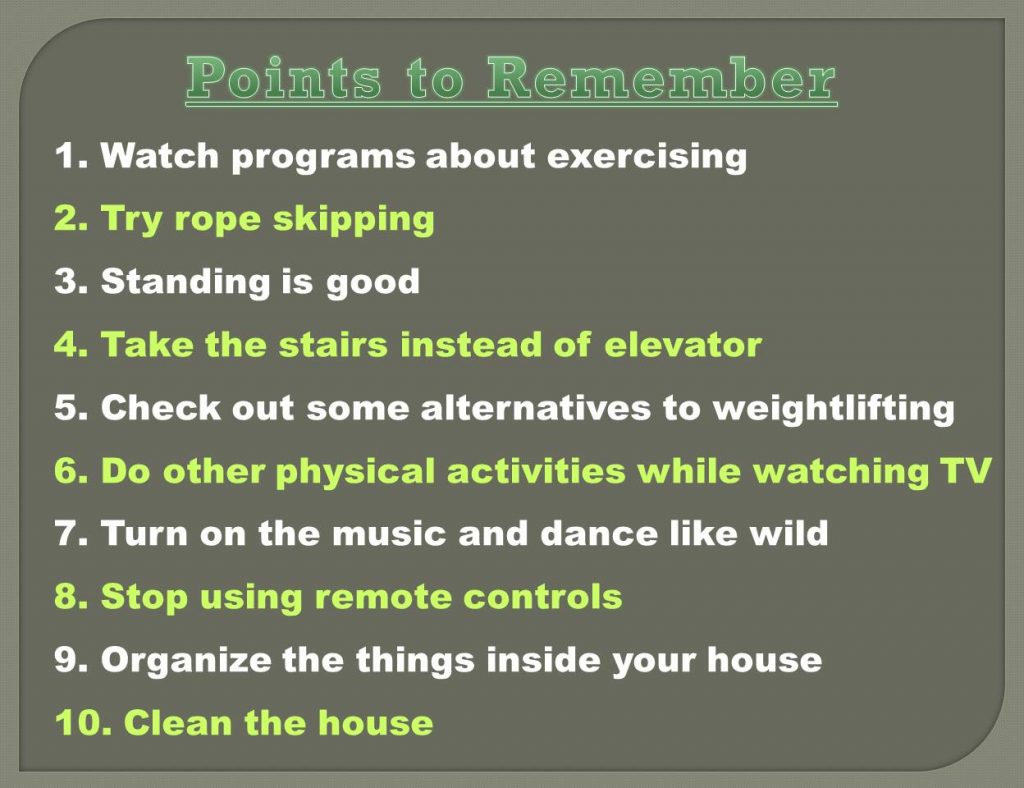 Indoor Activities for Fitness