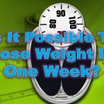 how lose weight in one week